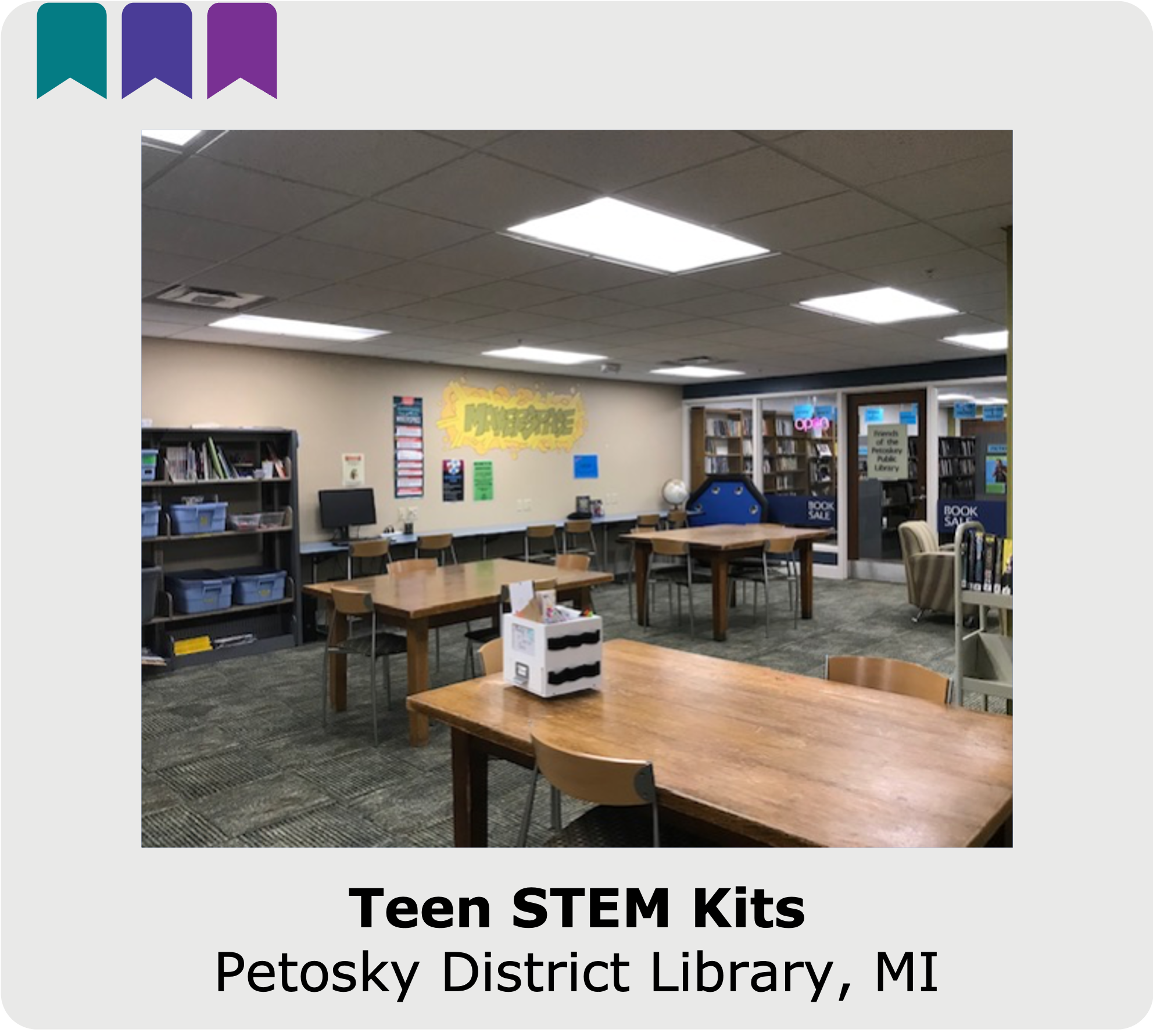 Click to open the case study of the teen STEM kits program at Petoskey District Library in Michigan.