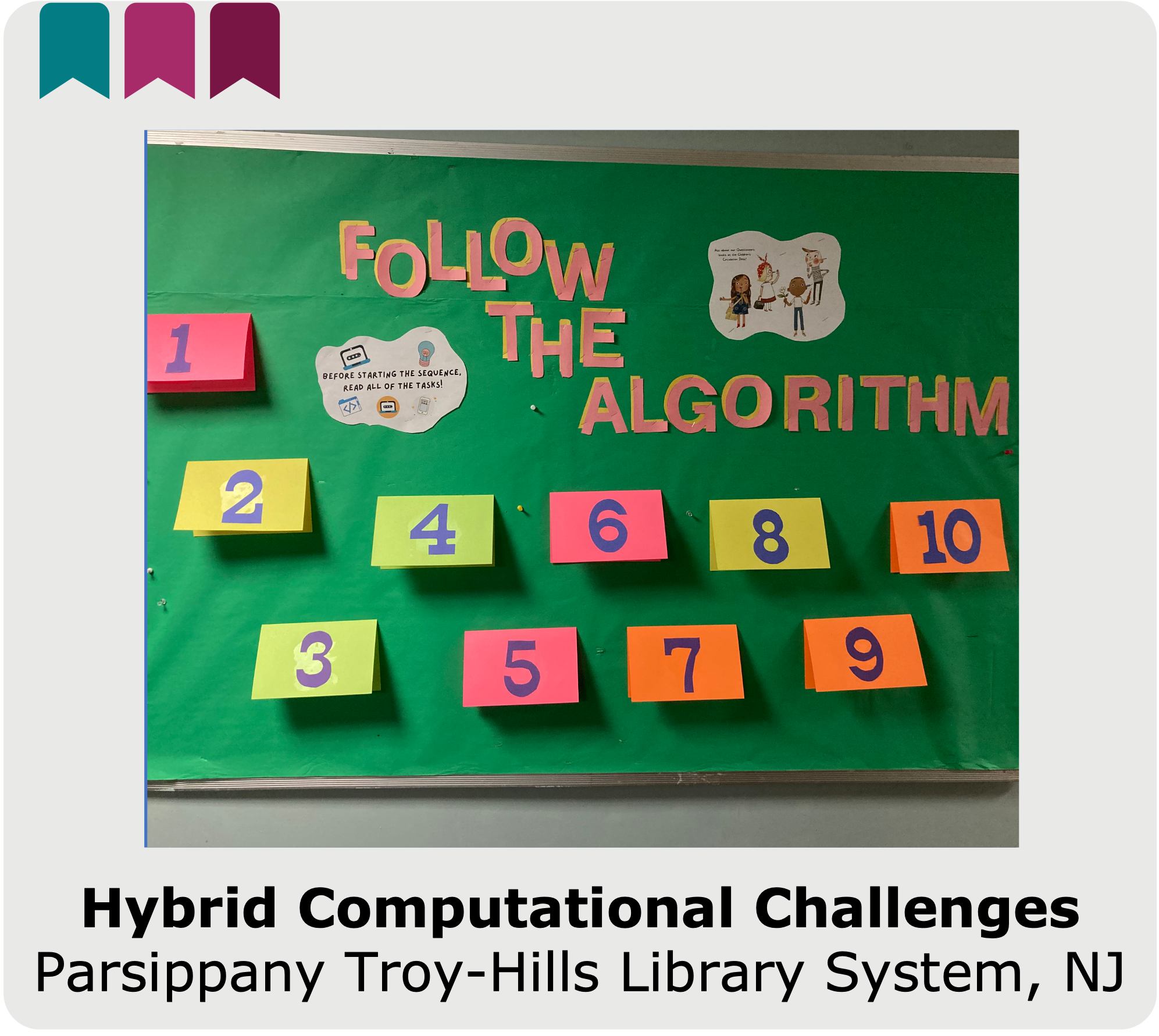 Click to open the case study of the hybrid computational challenges program at the Parsippany-Troy Hills library system in New Jersey.